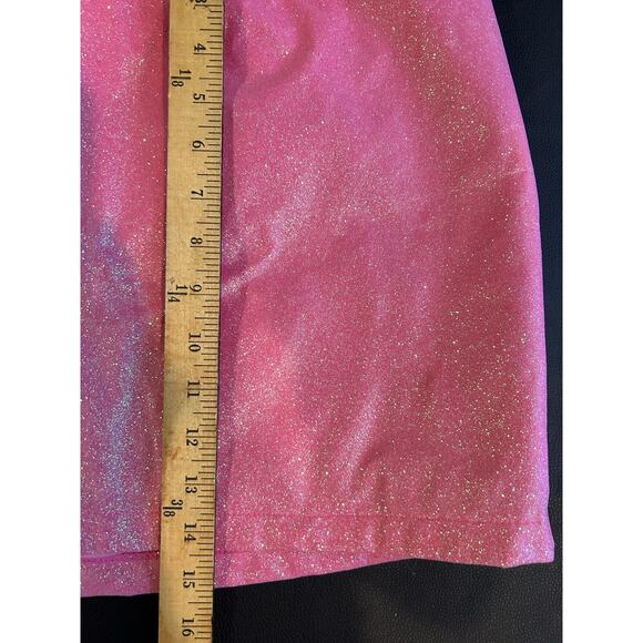Sugar Thrillz Dolls Kill New with Tag Barbie Hot Pink Sparkle Skirt Size Large L - Picture 5 of 7